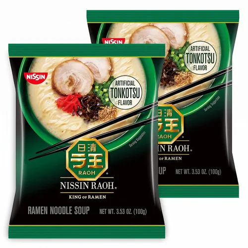 Vista 9 de Nissin RAOH - Sopa de fideos ramen, salsa de soja, 3.77 onzas (paquete de 6)