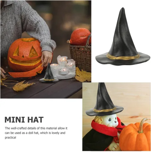 Vista 9 de Witch Hat Decoration 24Pcs Miniature Witch Hats for Halloween Party Decor Perfect for Dollhouse Accessories