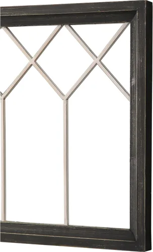 Vista 6 de Sintosin Farmhouse Window Frame Wall Decor 19 X 39 Inches, Washed Black