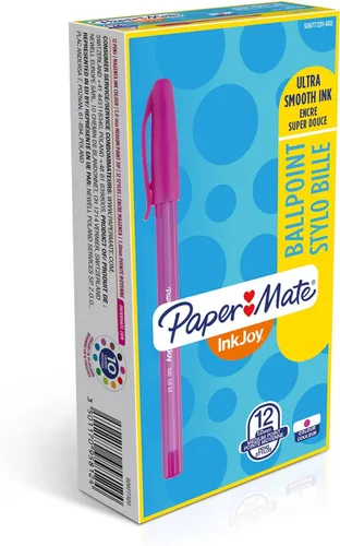 Vista 12 de Paper Mate InkJoy 100ST - Bolígrafos de punta media (0.039 pulgadas), color negro, 100