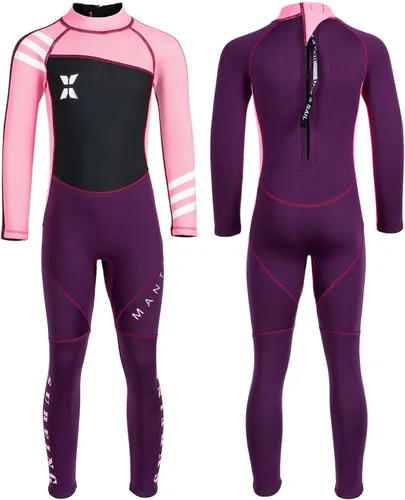 Vista 10 de Traje de neopreno completo para niños de 0.098 pulgadas (0.098 in), protección UV, mantiene el calor, trajes de neopreno de manga larga