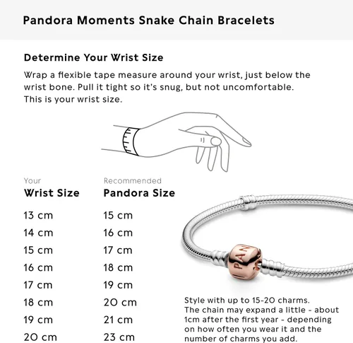 Vista 5 de PANDORA Moments - Pulsera con cierre de barril