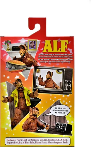 Vista 3 de NECA - Alf - Figura de acción a escala de 7 pulgadas