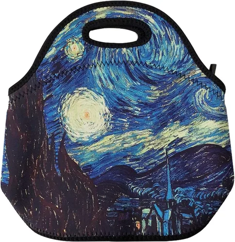 Vista 30 de Wrapables® Bolsa de almuerzo de neopreno aislada, plátanos
