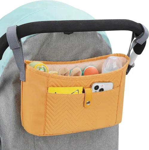 Vista 3 de Accmor Organizador universal para cochecito, bolsa de cochecito, organizador de cochecito, accesorios para cochecito Uppababy, Baby Jogger, Nuna