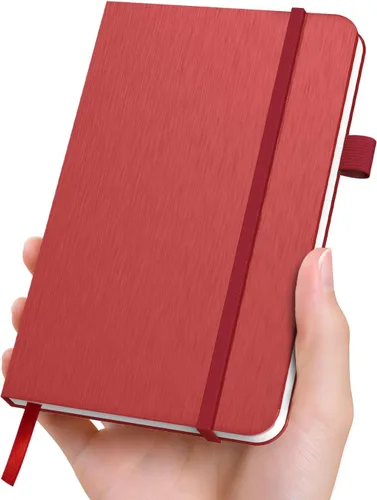 Vista 20 de ONAVIA Paquete de 6 cuadernos de bolsillo A6 a granel, mini cuaderno de rayas universitarias para oficina, reuniones de negocios, notas de aula