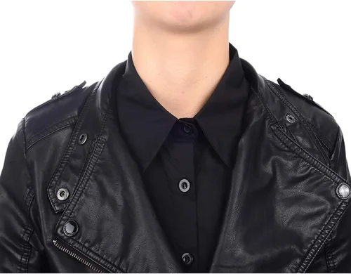Vista 3 de SATINIOR 3 piezas falso cuello mujeres desmontable Dickey blusa media camisas cuello
