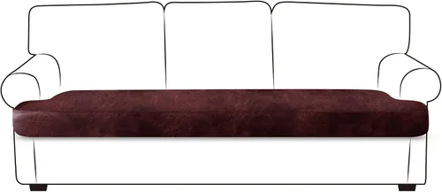 Vista 57 de ANARACHON Fundas de cojín de sofá con aspecto de cuero, juego de fundas de asiento de sofá, protector de muebles para sillón seccional, sofá biplaza