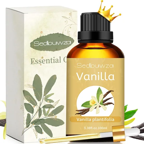 Vista 27 de Sedbuwza Juego de aceites esenciales de vainilla, paquete de 2 aceites de aromaterapia de vainilla para masaje, difusor, perfume, jabón, fabricación