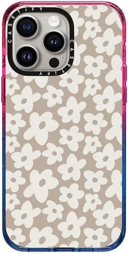 Vista 35 de CASETiFY Funda para iPhone 15 Pro Max, compatible con MagSafe Protección contra caídas de grado militar 4x de 8.2 pies Cheetah Paradise Pink