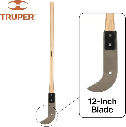 Vista 3 de Truper Tru cortador de maleza, Hoja curva para corte, cabeza de 30,5 cm, 40 - pulgadas