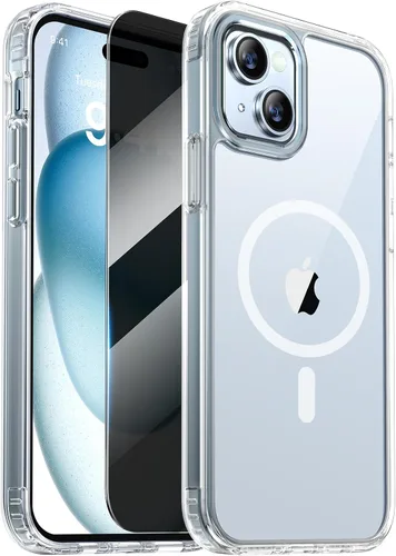 Vista 53 de Diaclara Funda diseñada para iPhone 12/iPhone 12 Pro, [con protector de pantalla de privacidad] [antiespía]