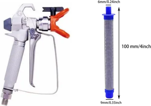 Vista 2 de Paquete de 10 filtros de pistola pulverizadora sin aire 288749 de malla 60 compatibles para pistolas de pulverización de filtro modelos SG10, SG20