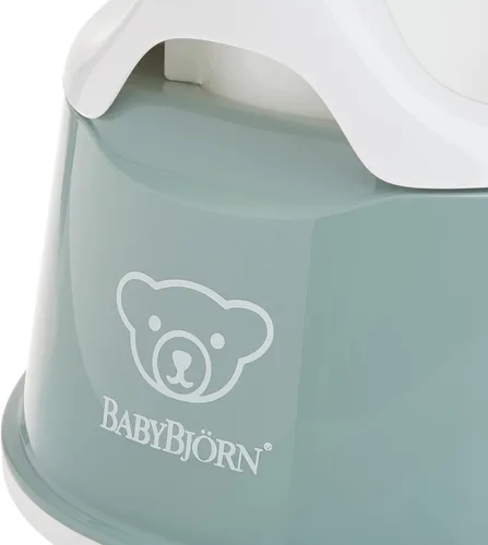 Vista 9 de BabyBjörn Orinal inteligente, verde oscuro/blanco, 1 unidad (paquete de 6)