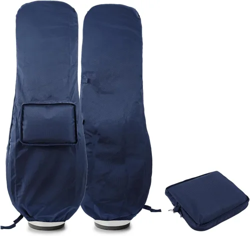 Vista 9 de Funda para bolsa de golf de viaje, funda de lluvia para bolsa de golf, impermeable, ligera, plegable, fácil de limpiar, Durabale, protección a