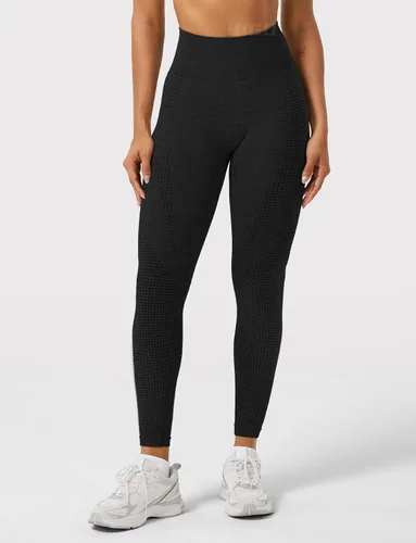 Vista 60 de HIGORUN - Leggings sin costuras para mujer, moldeadores, con diseño gráfico de sonrisas, de cintura alta, para el gimnasio, yoga o hacer ejercicio