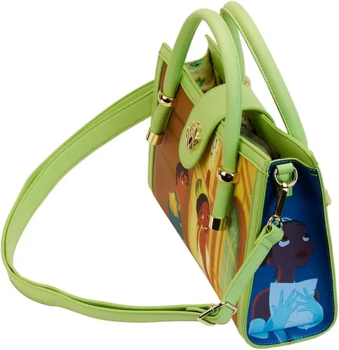 Vista 3 de Loungefly Disney Princess and the Frog Princess Scene - Bolso cruzado, Multi
