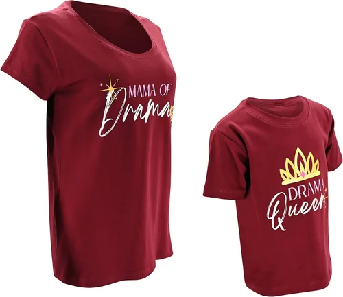 Vista 4 de Unique Baby Mommy and Me Ive Created a Monster - Camisa con cuello en V gris