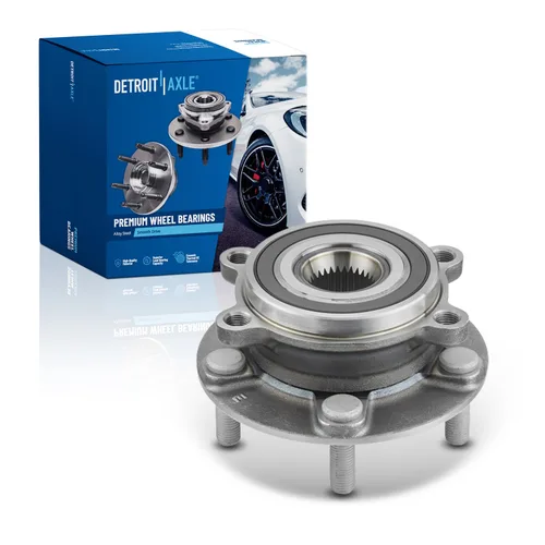 Vista 32 de Detroit Axle - Reemplazo del conjunto del cojinete de la rueda trasera para Ford Fusion Lincoln MKZ Mazda 6 MX-5 Miata Mercury Milan