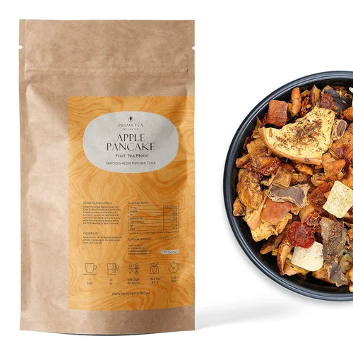 Vista 38 de Prime Tea Grandma's Fruit Basket – Exquisita fruta tisana, hojas sueltas orgánicas de primera calidad, deliciosa mezcla de té de hierbas, natural