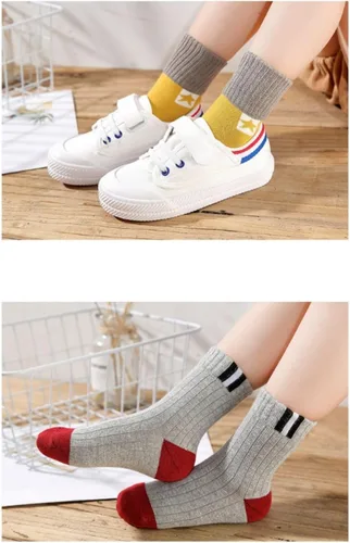 Vista 7 de Magic Pet Calcetines de algodón para niños, para deportes, escuela, fútbol, béisbol, guardería, divertidos, para niños pequeños, 5 pares, 1 paquete