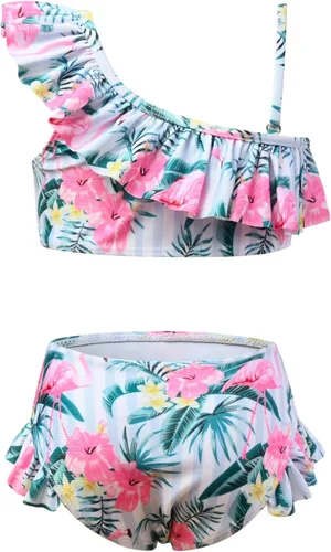 Vista 75 de CHILDRENSTAR Trajes de baño de dos piezas para niñas, traje de baño de playa y piscina