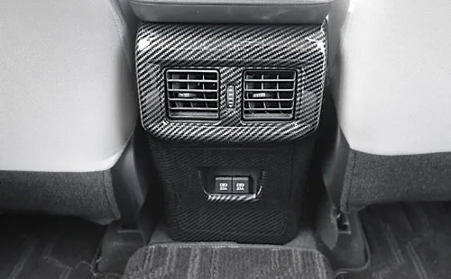 Vista 2 de ERIDANUS Accesorios de Auto Compatibles con RAV4 2024 2023 2022 2021 2020 2019 Respaldo de Asiento Trasero Cubierta del Marco de Ventilación