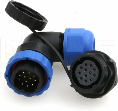 Vista 12 de SD20 2 Pin Aviación Conector Ángulo Recto 25A 380V Automotriz Plástico IP68 Enchufe Impermeable Enchufe Macho Hembra Eléctrico Montaje Posterior