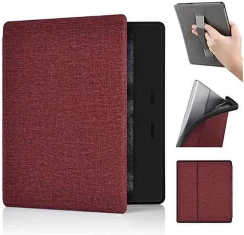 Vista 12 de Funda para Kindle Oasis de 7 pulgadas, 10ª generación, versión 2019 [modelo No: S8IN40] con correa de mano y apagado y encendido automático, fundas