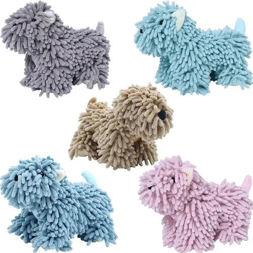Vista 16 de Toalla de mano de chenilla, toalla de bola de chenilla suave y absorbente, toallas de microfibra para baño (01)