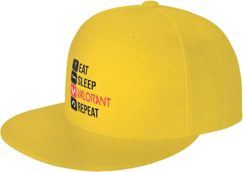 Vista 2 de Eat Sleep Valorant Repeat Classics - Gorra de béisbol ajustable para papá, estilo unisex