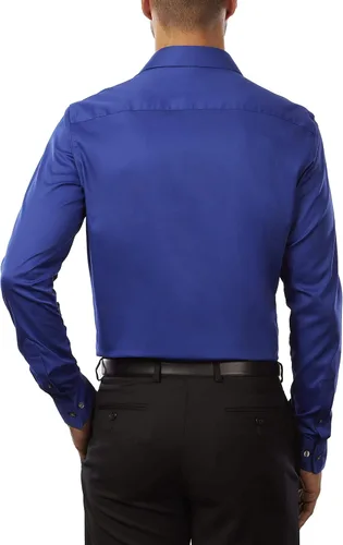 Vista 2 de Van Heusen Camisa de vestir para hombre Slim Fit Flex Cuello Elástico Sólido