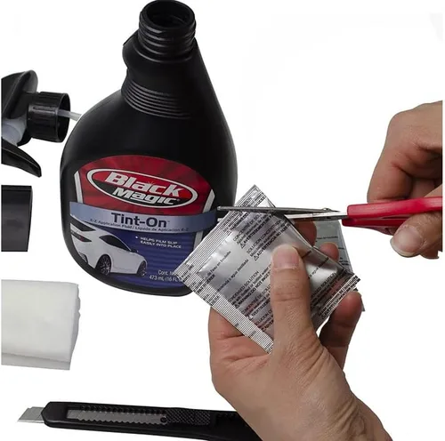 Vista 3 de Rvinyl Kit de tinte de ventana compatible con Mazda Mazda2 2011-2014 Kit de instalación (completo)