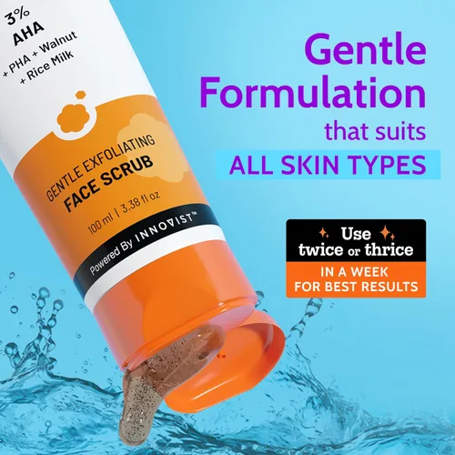 Vista 3 de Chemist At Play Exfoliante facial suave con ácido mandélico y nueces Elimina la piel muerta y puntos negros Detans Da brillo instantáneo