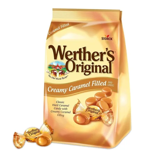 Vista 20 de Werther's Original - Golosinas duras rellenas de manzana caramelizada, 5.5 oz, paquete de 2