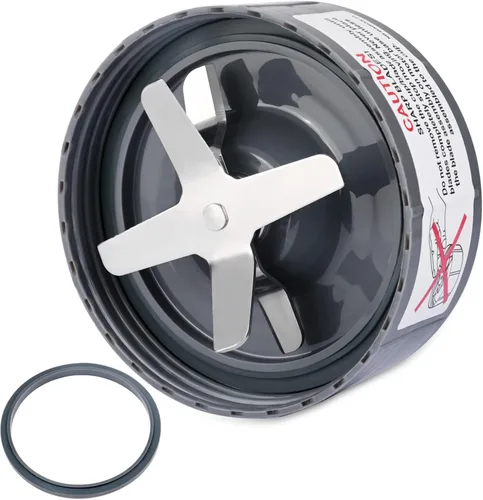 Vista 7 de Paquete de 2 piezas de repuesto para licuadora Ninja – Cuchilla de licuadora Ninja de grado premium de 7 aletas para vasos de licuadora Ninja