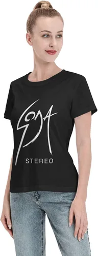 Vista 4 de Soda Stereo T Shirts Female Loose Fit Casual Cotton Comfort Crew Neck Short Sleeve Tees Clothing