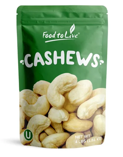 Vista 12 de Food to Live Piezas de anacardo, 1 libra - Kosher, crudo, vegano, apto para paleo, sin sal, sin tostar, a granel, rico en selenio, zinc, magnesio