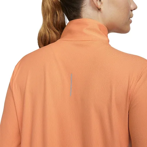 Vista 6 de Nike Dri-FIT Element Running - Camiseta de media capa con cremallera de 12 para mujer