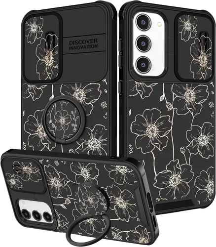 Vista 98 de Funermei para Samsung Galaxy Z Flip 4 Funda - Funda de Teléfono Bonita para Mujeres y Niñas con Mariposas Bonita Estética Femenina Diseño