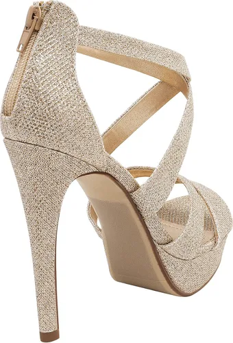 Vista 4 de DREAM PAIRS Sandalias de tacón alto con plataforma para mujer