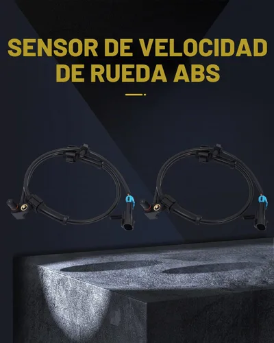 Vista 2 de OCPTY Sensor de velocidad de rueda ABS delantera izquierda derecha 2PCS