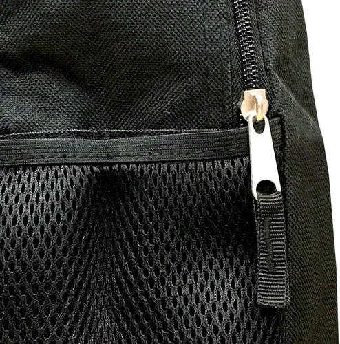 Vista 5 de Marvel Mochila de Spiderman de Cómics, bolsa acolchada de malla negra de 16 pulgadas con texto en inglés "Into The Spider-Verse", Millas Morales 1