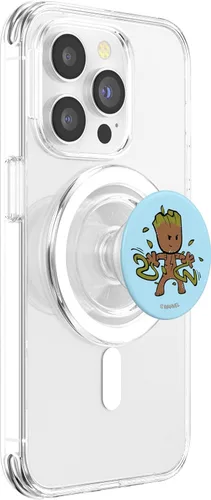 Vista 3 de Marvel Guardianes de la Galaxia Cute Baby Groot PopSockets MagSafe PopGrip para iPhone