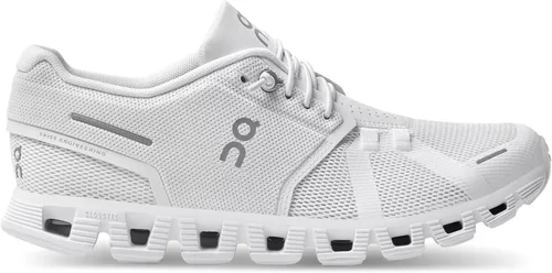 Vista 3 de ON - Tenis Cloud 5 para mujer, Todo blanco