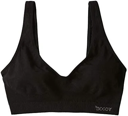 Vista 4 de Boody Body EcoWear Brasier para mujer, de viscosa de bambú, sin varillas, soporte ligero