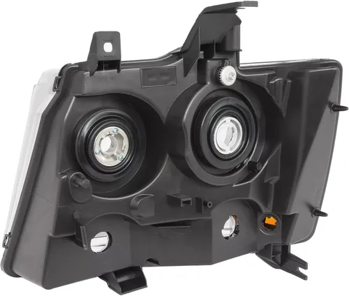 Vista 4 de Conjunto de faros delanteros y traseros compatible con Chevy Tahoe 2007-2013 para Suburban 1500 2500 2007-2014, carcasa cromada, lámpara de cabeza