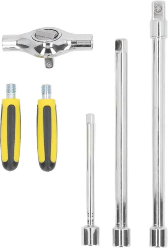 Vista 8 de Zerodis Llave de trinquete ajustable con mango en T, llave de trinquete de liberación rápida en T, llave de trinquete ajustable tipo T de una mano