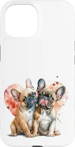 Vista 6 de Carcasa para iPhone 17, diseño de perro francés, diseño de bulldog francés