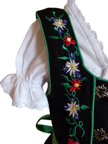 Vista 3 de Niños Dirndl Dik07 3 piezas talla 10, Oktoberfest drindle-s dress-es traje-s